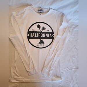 Halifornia Graphic White Long Sleeve Shirt